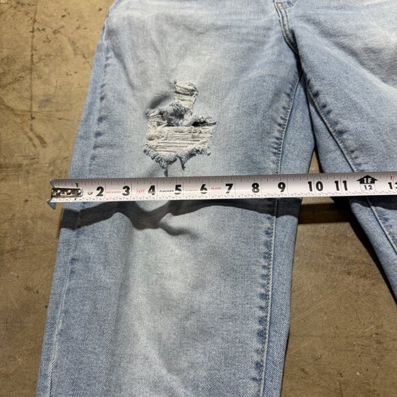 Levis Silver Tab Mom Jeans Womens 31x27 Blue Denim High Rise Medium Wash - Picture 3 of 12